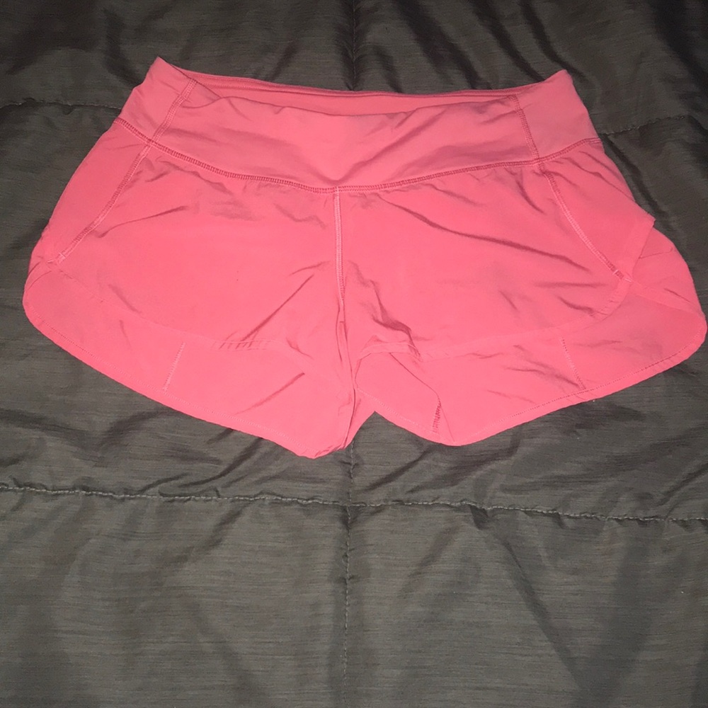 Lulu lemon Athletica women’s running shorts.